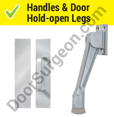 Door Surgeon door handles and hold-opens sales and installations Cochrane.